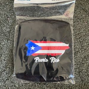 Fabric face mask, Puerto Rican Logo with filters.